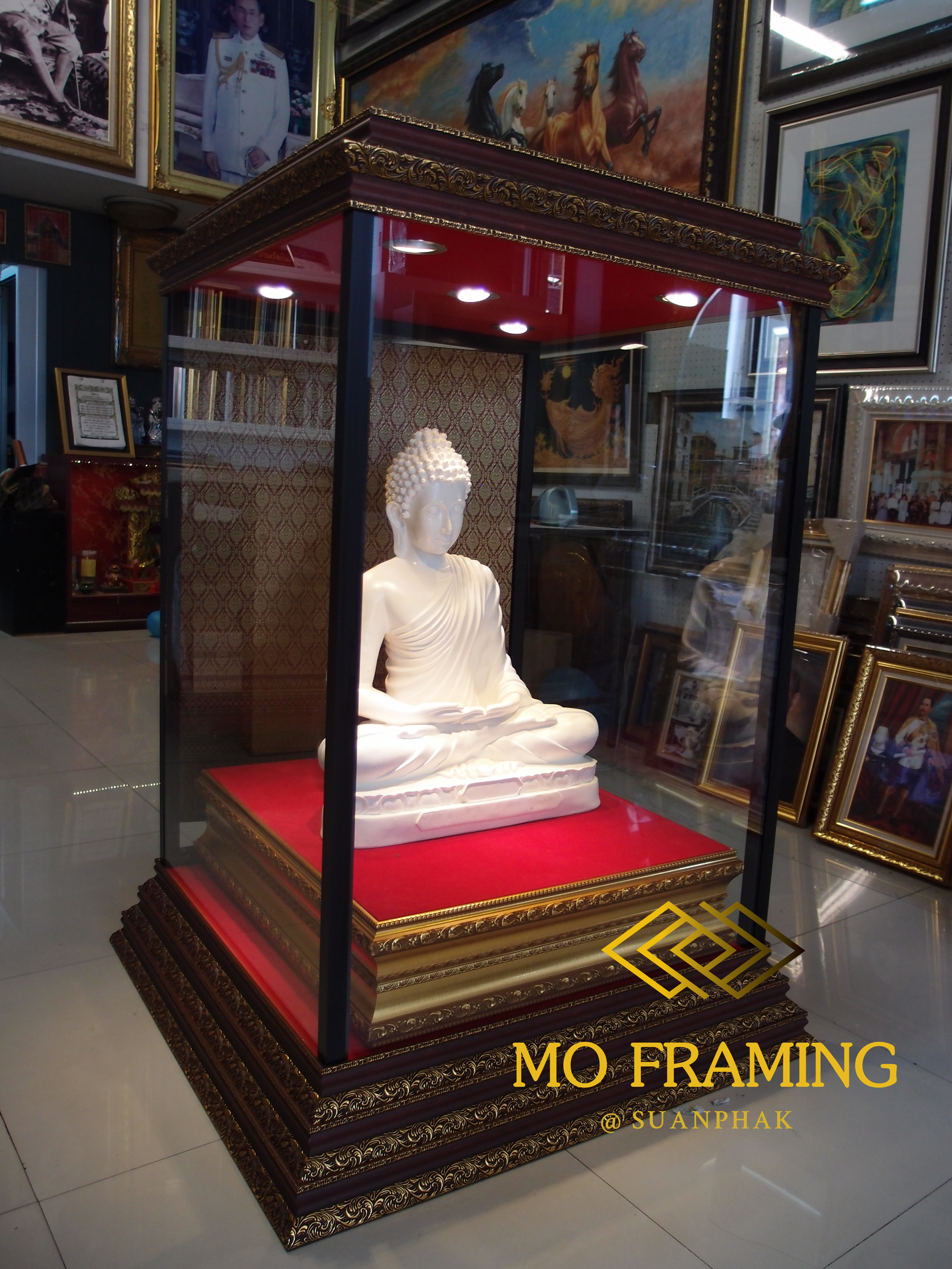 ตู้ครอบไฟ ตู้ครอบพระ ตู้จัดแสดงสินค้า