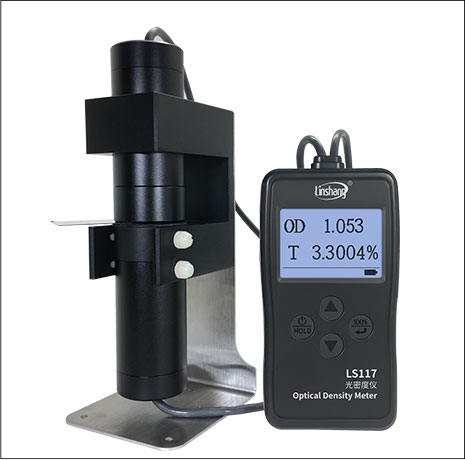 Linshang LS117 Optical Density Meter,Optical Density Meter for Plastic, LS117, VLT and OD Aluminized Film High Precision Simple Operation Real-time Dynamic Calibration,