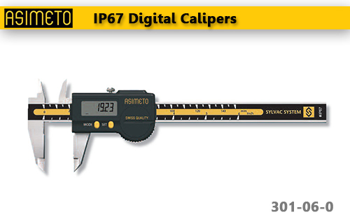 ASIMETO,P48,IP67, Digital Calipers,301-06-0