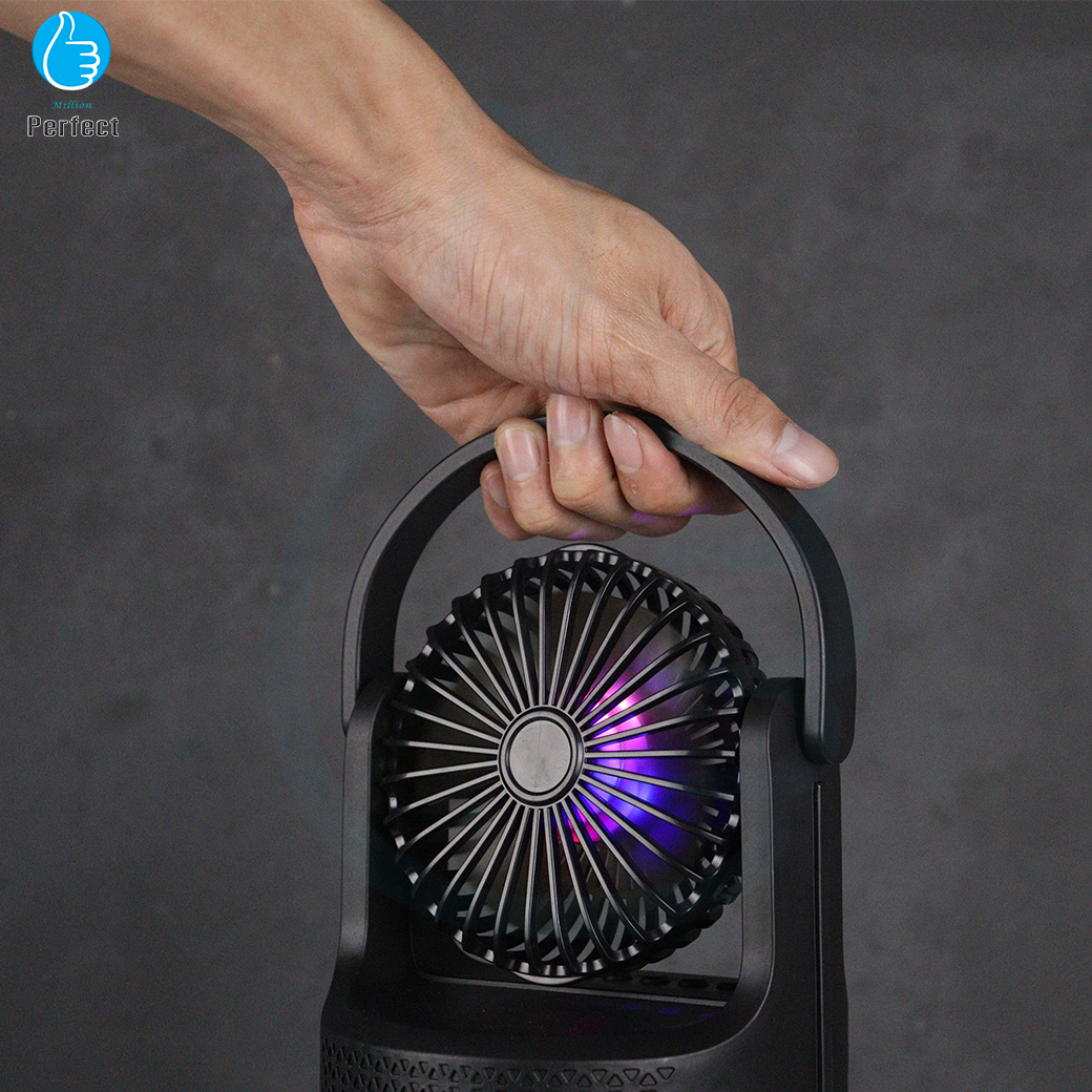 ลำโพงบลูทูธมาพร้อมพัดลมและไฟ LED Mini Speaker By Millionperfect รุ่น ZQS1440
