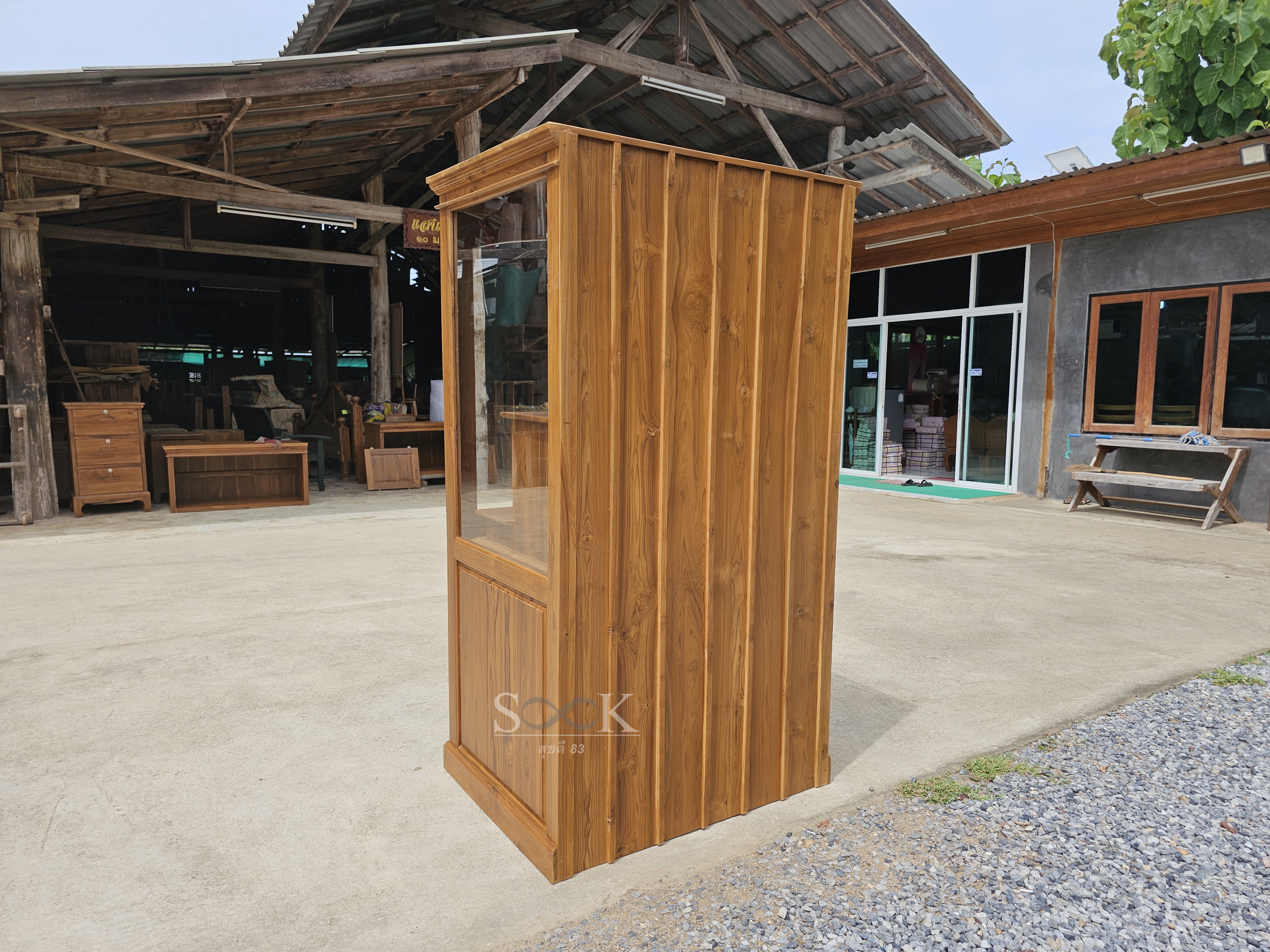 ตู้บูชา หมู่ 5 บานกระจก