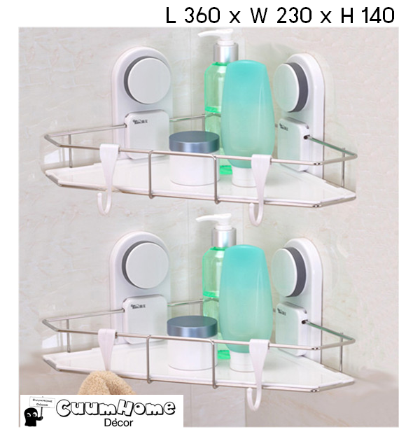 VR-14 ชั้นวางเข้ามุม ไม่ต้องเจาะผนัง