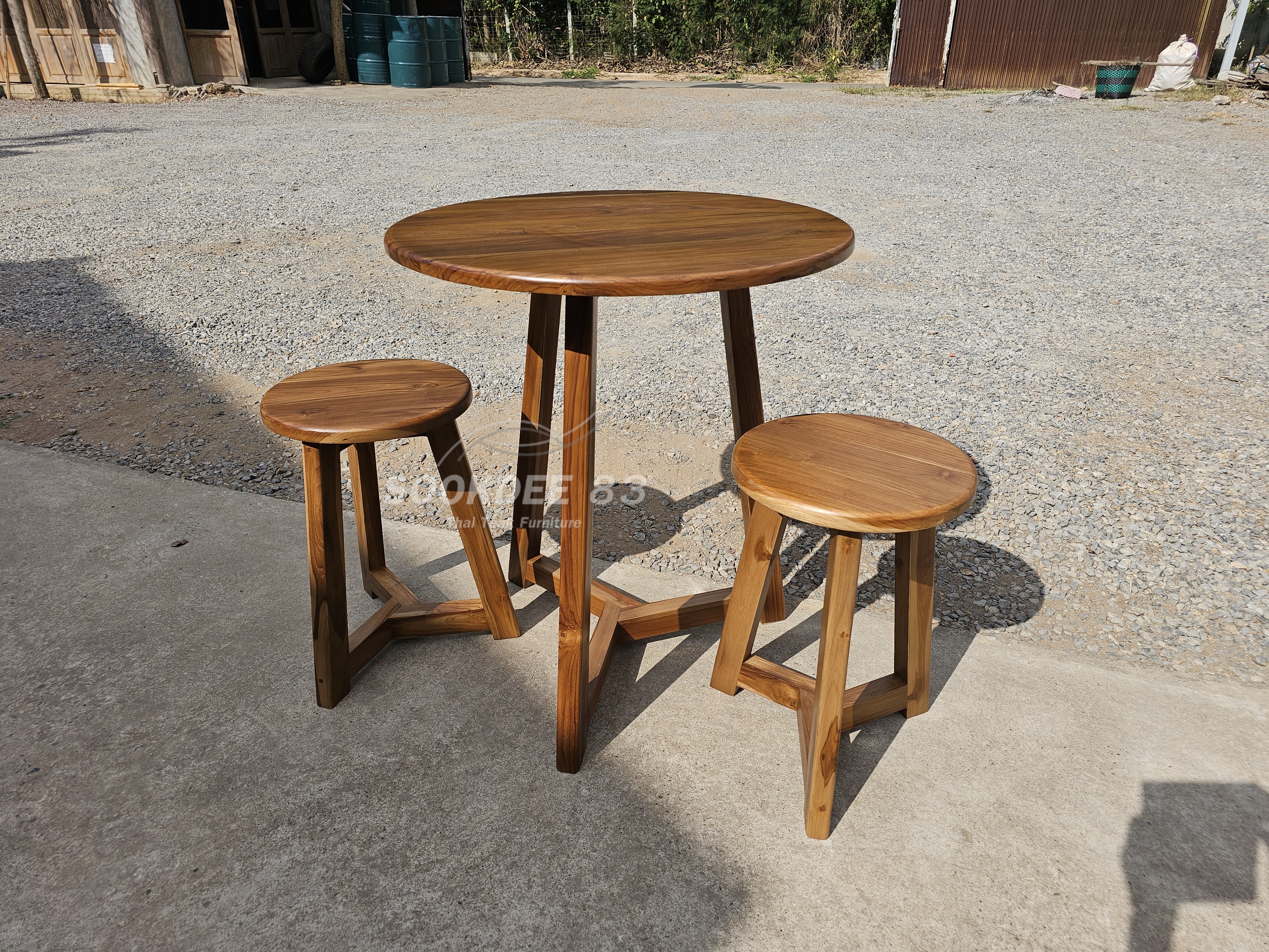 ชุดโต๊ะกาแฟมินิมอลขาเบนซ์