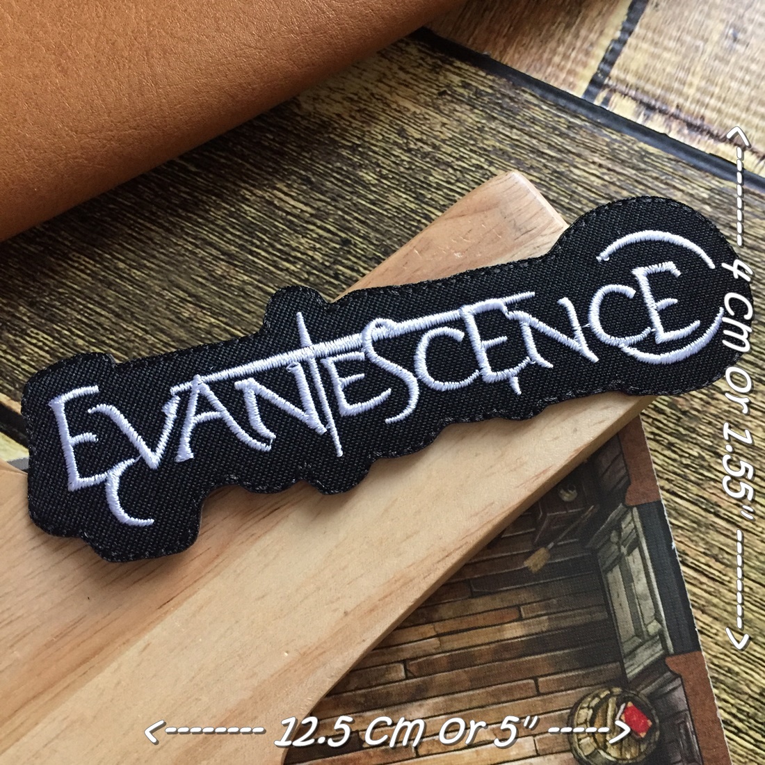 Evanescence วงดนตรี ร็อค เฮฟวี่เมทัล พังค์ ตัวรีดแบบปัก อาร์มปัก ตัวรีดติดเสื้อ ตัวรีด ติดกระเป๋า ติดหมวก ติดแจ๊คเก็ต Rock Iron on Embroidered Patch