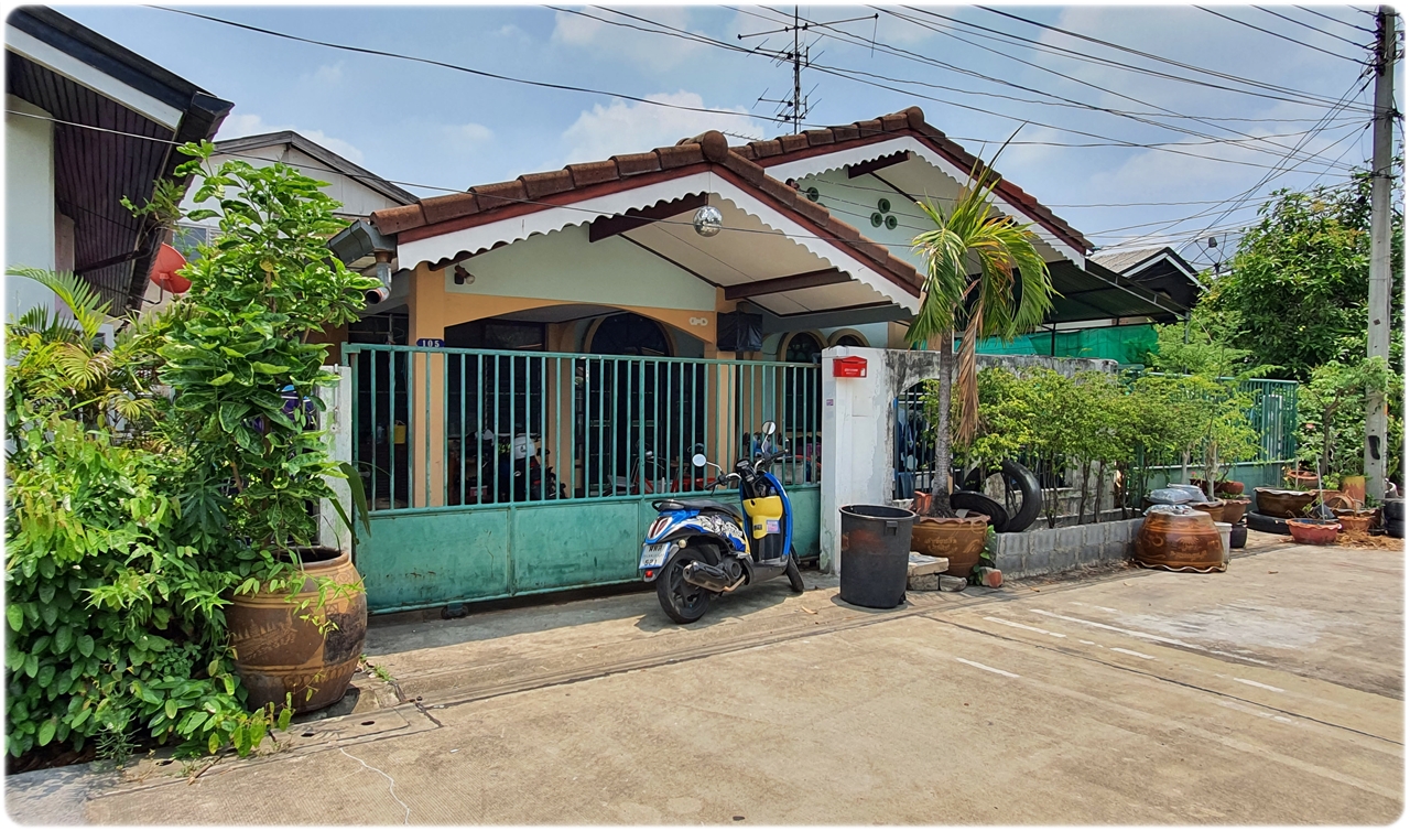 บ้านเดี่ยว 50ตร.ว. มบ.วัฒนานนท์ 3ห้องนอน 2ห้องน้ำ ซ.สรณคมน์1 ใกล้สนามบินดอนเมือง ราคาถูกมาก