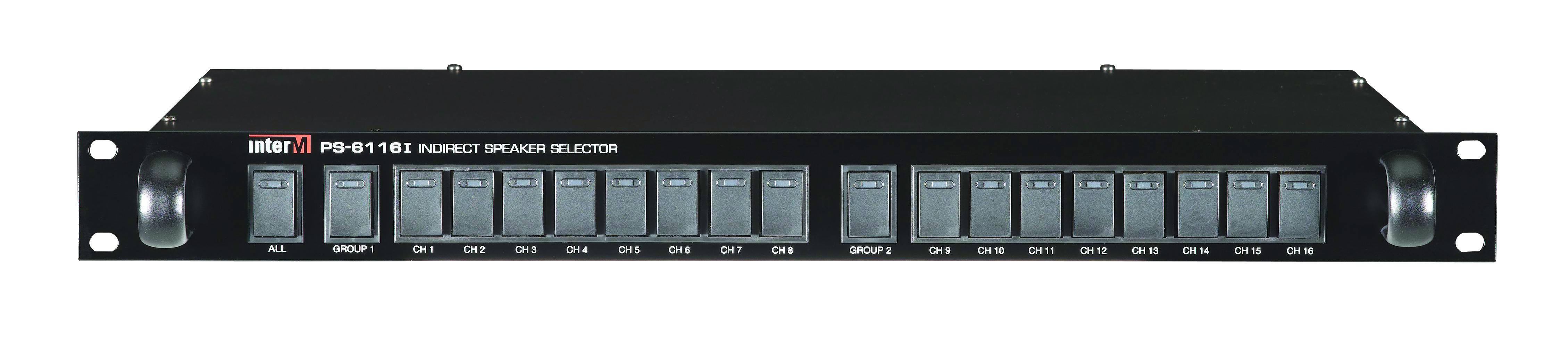 Inter-M PS-6116I 16 ZONE SPEAKER SELECTOR digital signal processor , เครื่องปรับแต่งสัญญาณเสียง , อุปกรณ์ปรับแต่งสัญญานเสียง