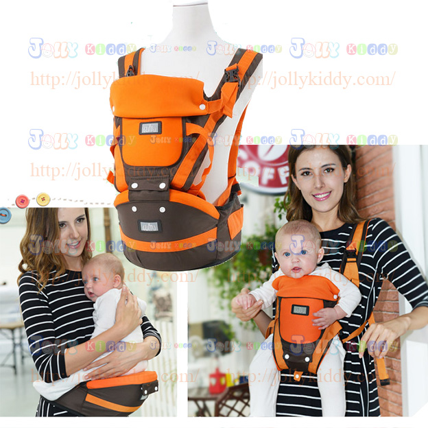 C10127 เป้อุ้มเด็กแบบมีเบาะนั่งคาดเอว 4 in 1 สีเขียว