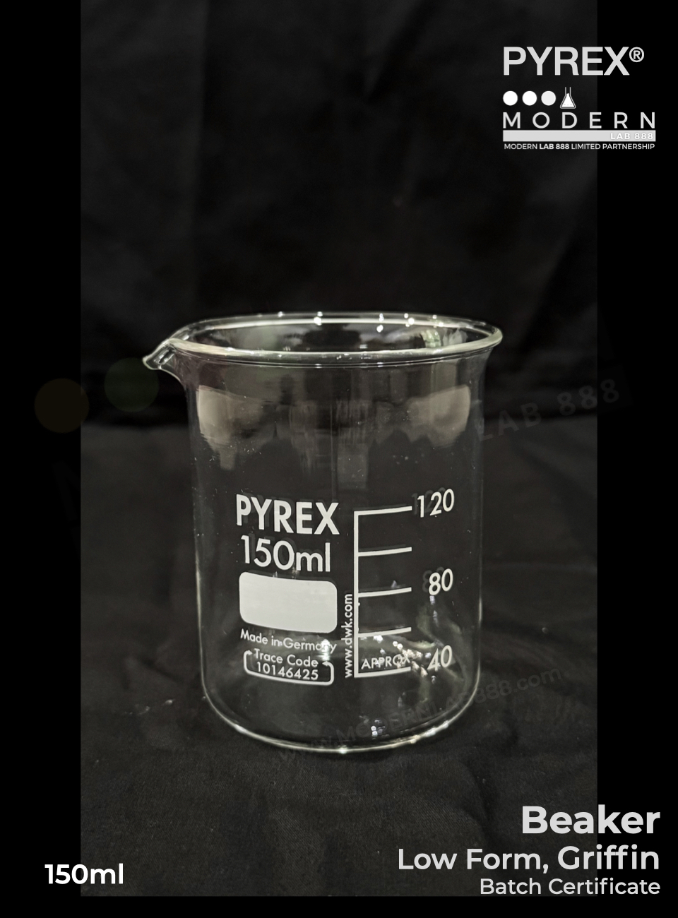 บีกเกอร์ทรงเตี้ย / Beaker, Low Form, Griffin, PYREX