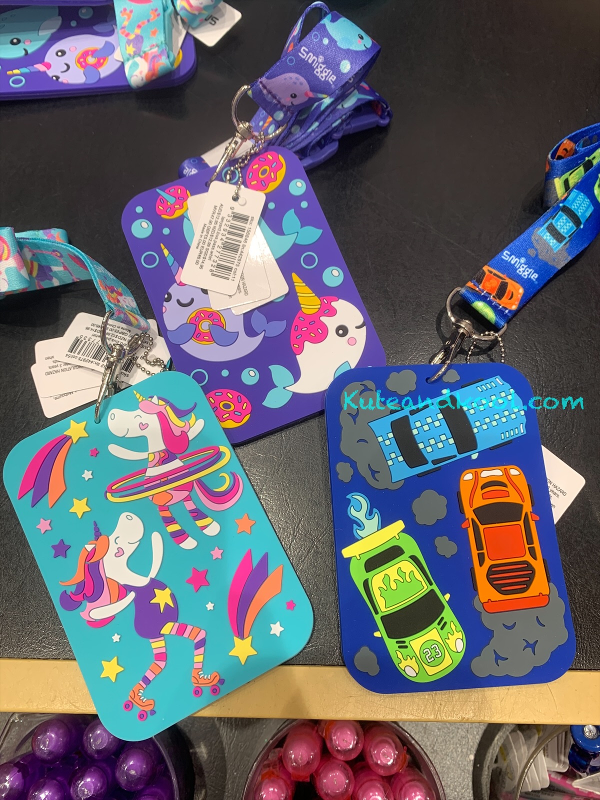 ป้ายห้อยคอ Smiggle Whirl- Bus Pass Lanyard- unicorn