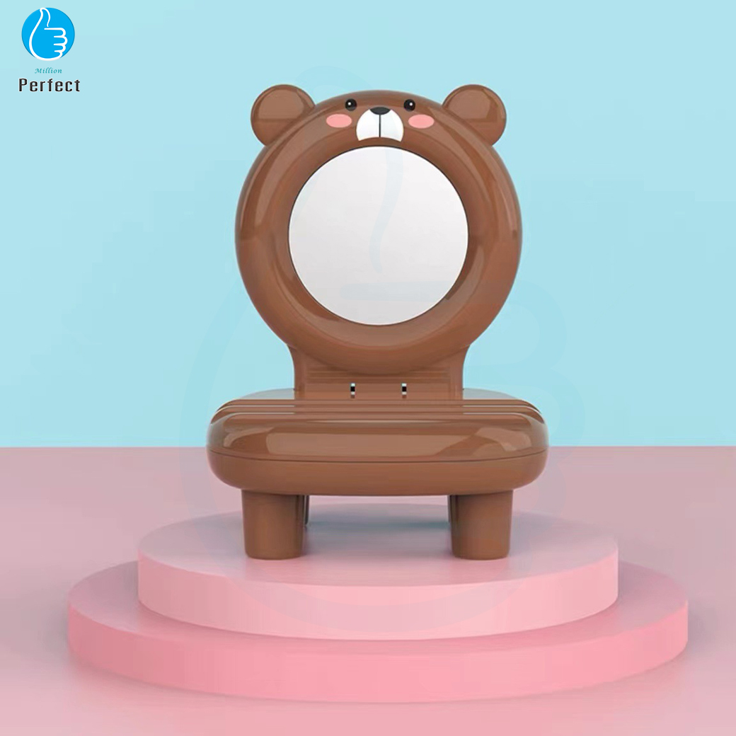 ที่วางโทรศัพท์ตั้งโต๊ะ ที่ตั้งโทรศัพท์ ที่ตั้งโทรศัพท์น่ารักๆ รูปร่างเก้าอี้ รูปร่างสัตว์ ที่วางโทรศัพท์น่ารัก พร้อมกระจก รุ่น CCT7