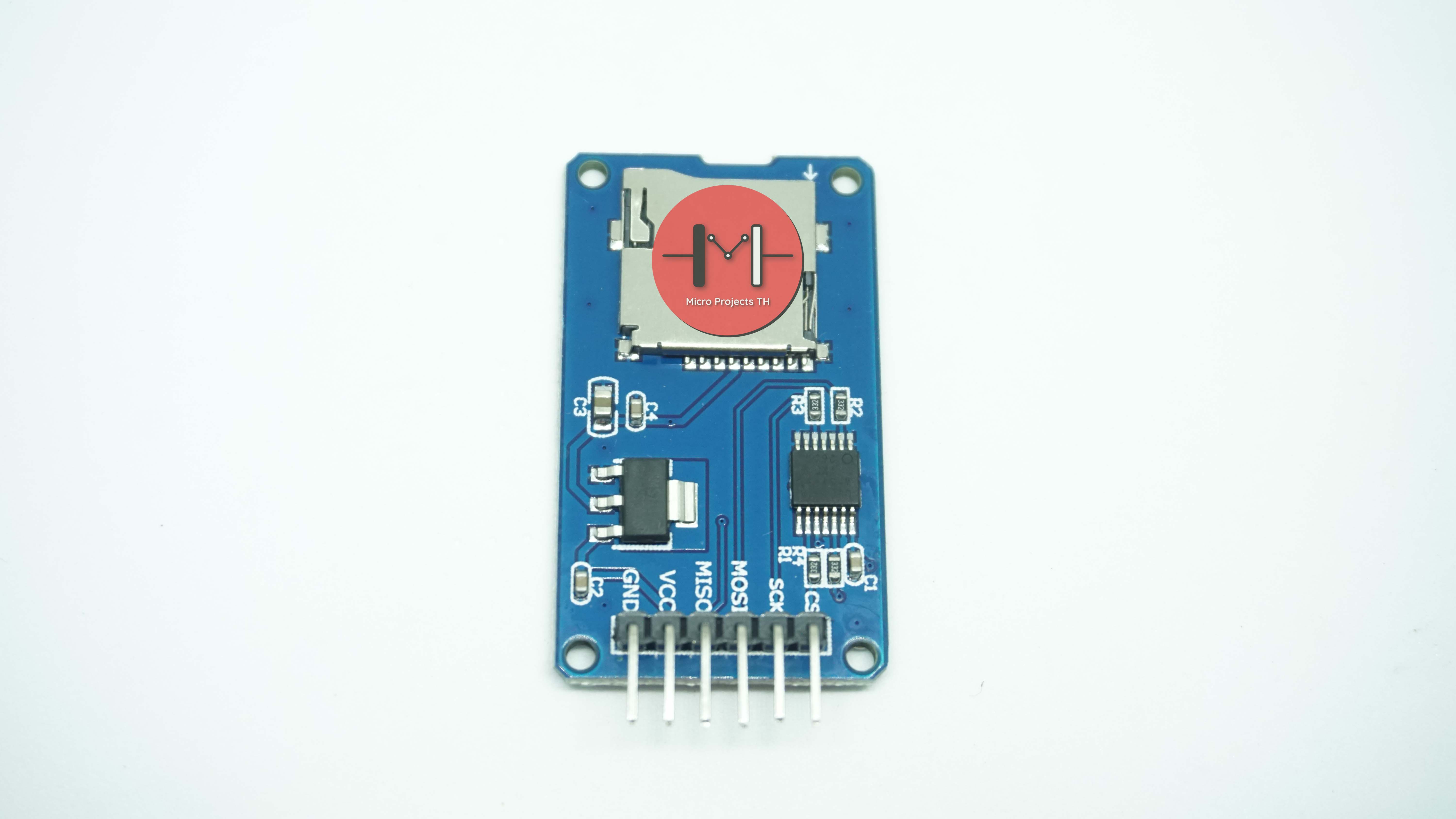 โมดูลบันทึกข้อมูล Micro SD Card Module