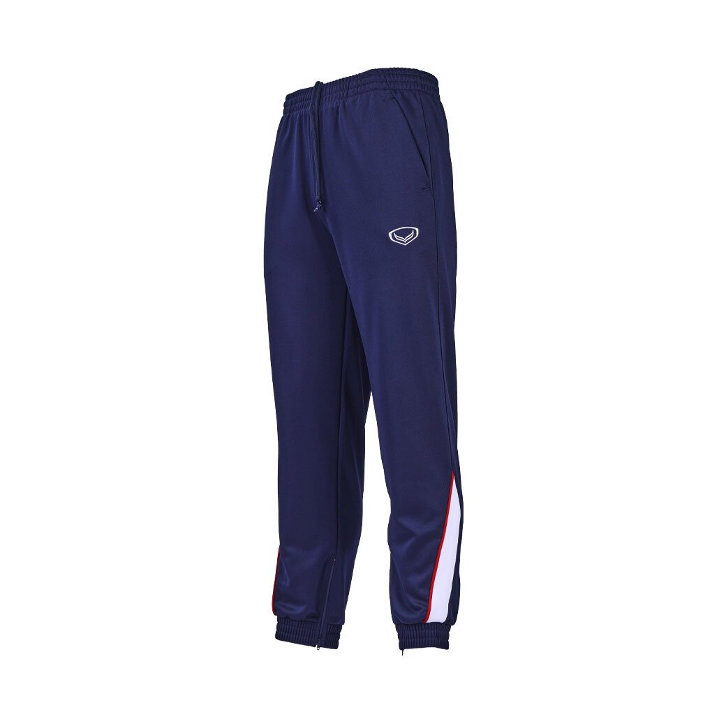 Grand sport กางเกงวอร์มแกรนด์สปอร์ต กางเกงวอร์ม 2025/2026 รหัส 06-393 (006393) สีกรมฟ้า/กรมขาว/เทาเหลือง/กรมแดง/ดำส้ม/ดำม่วง