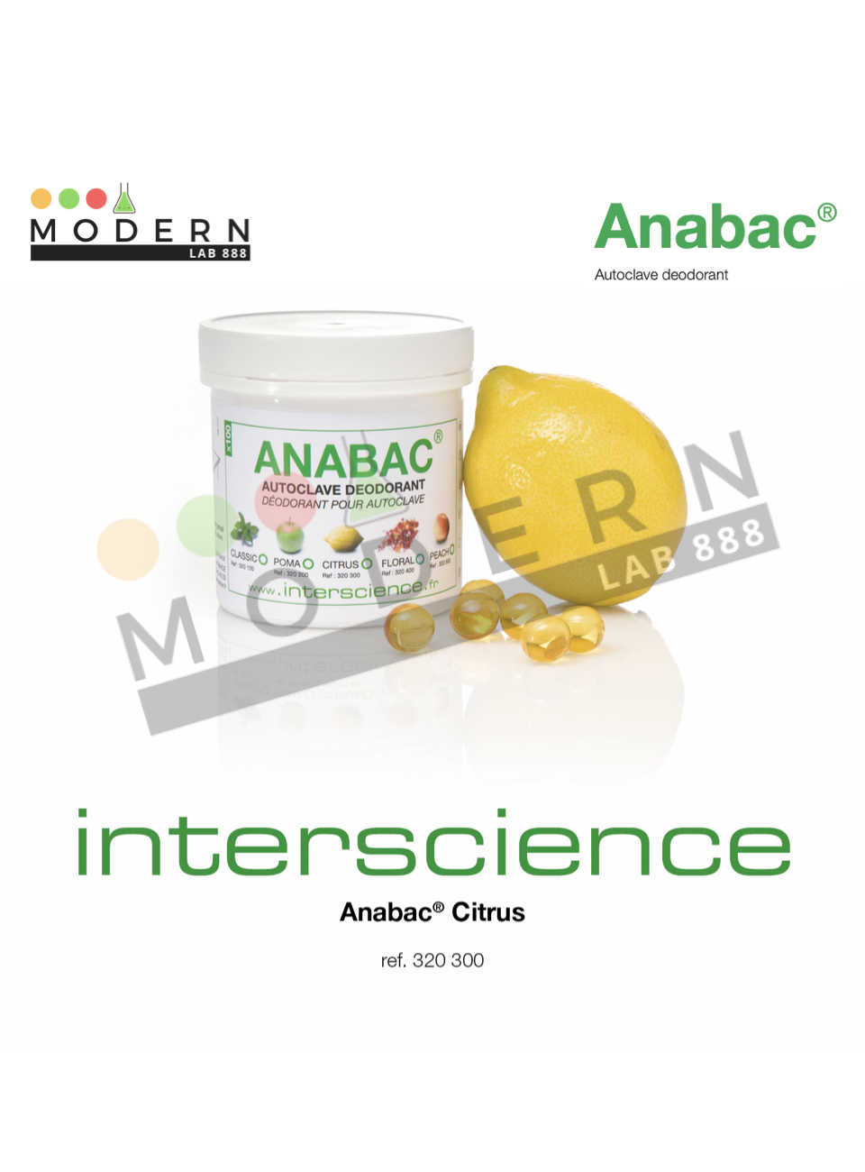 Anabac® Autoclave deodorant เม็ดดับกลิ่นสำหรับหม้อนึ่งฆ่าเชื้อ