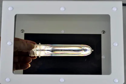 เครื่องตรวจสอบขวดพรีฟอร์มด้วยแสงโพลาไรซ์ bnctoolingshop AT2E,POLARIZATION LIGHT FOR GLASS OR PREFORM,PL-P