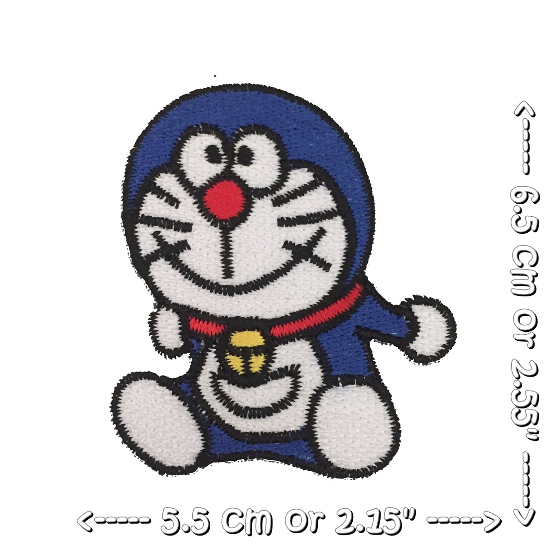 โดเรมอน ตัวรีดติดเสื้อ อาร์มรีด อาร์มปัก ตกแต่งเสื้อผ้า หมวก กระเป๋า แจ๊คเก็ตยีนส์ Movie Embroidered Iron on Patch