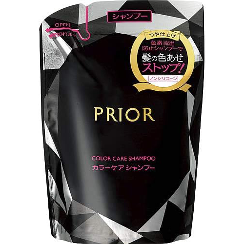 SHISEIDO PRIOR Color Care Shampoo แชมพูรักษาสีผมจากธรรมชาติ ทำให้สีผมติดทนนาน เป็นที่นิยมในหมู่ผู้ไม่นิยมสารเคมี ปลอดภัย ไม่มีซิลิโคน