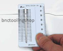 แผ่นวัดรอยร้าว-Crack Scale,SHINWA,58699