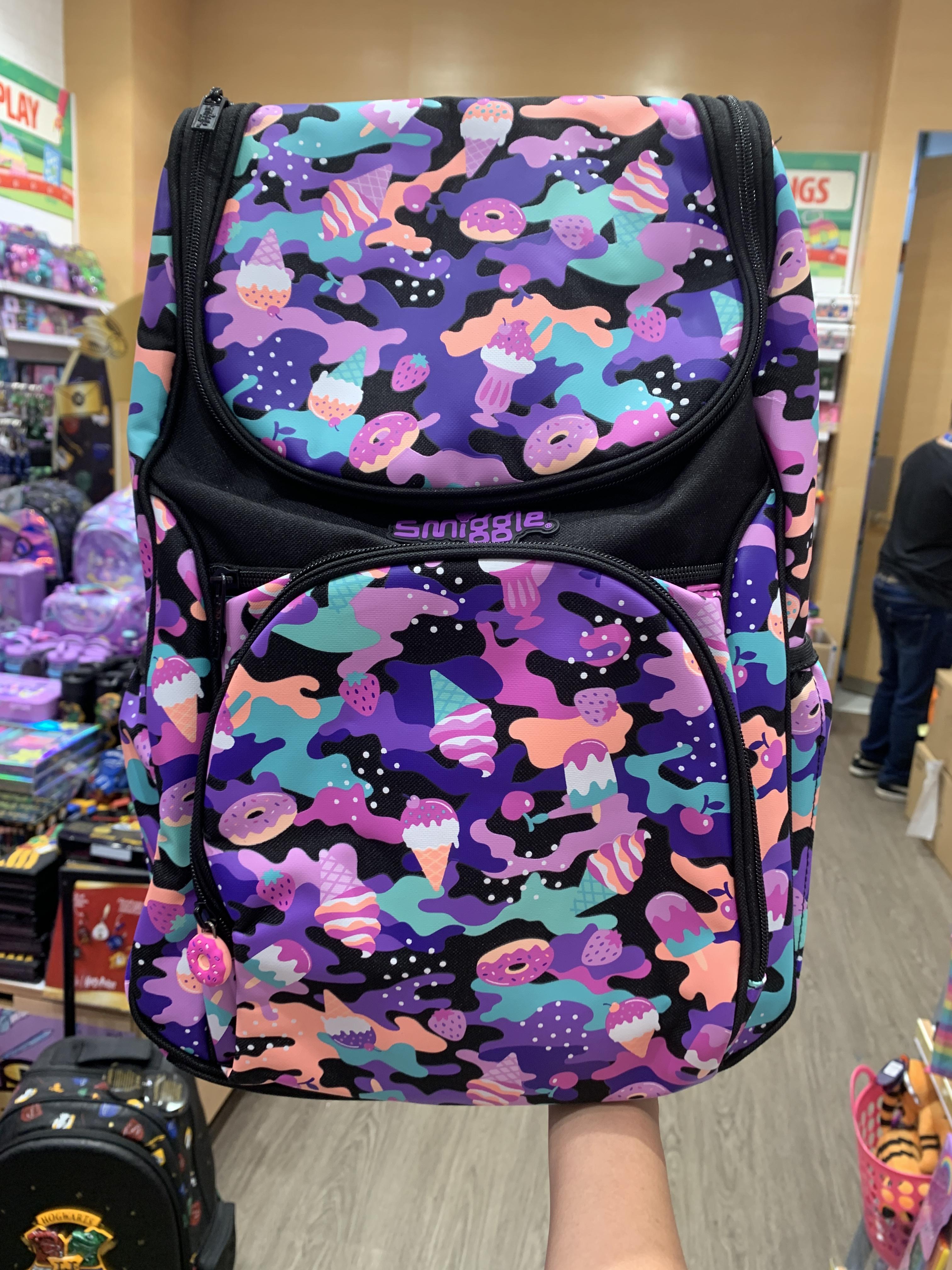 Smiggle-เป้-Reflective Access Backpack- Hide- ไอติม