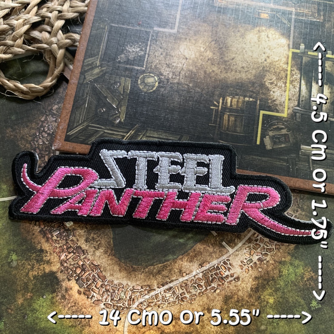 Steel Panther วงดนตรี ร็อค เฮฟวี่เมทัล พังค์ ตัวรีดแบบปัก อาร์มปัก ตัวรีดติดเสื้อ ตัวรีด ติดกระเป๋า ติดหมวก ติดแจ๊คเก็ต Rock Iron on Embroidered Patch