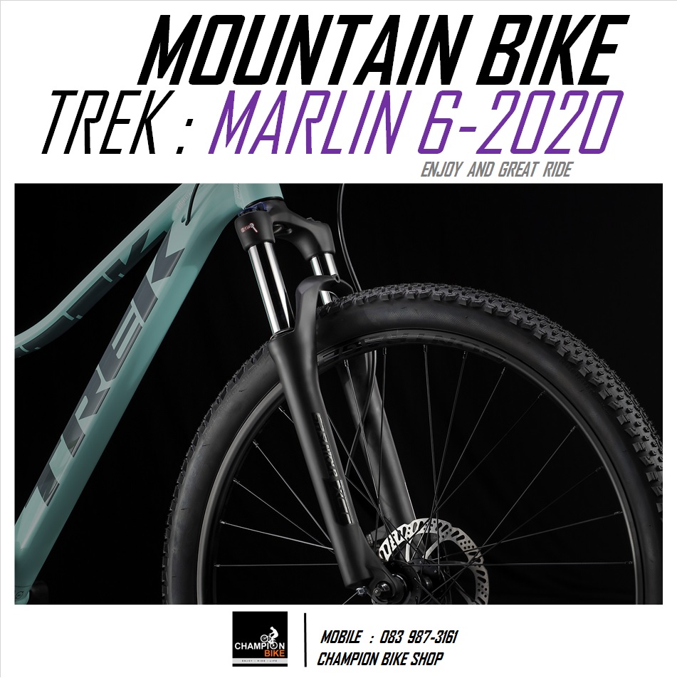จักรยานเสือภูเขา สำหรับผู้หญิง TREK : MARLIN 6 DISC MOUNTAIN BIKE FOR WOMEN - 2020