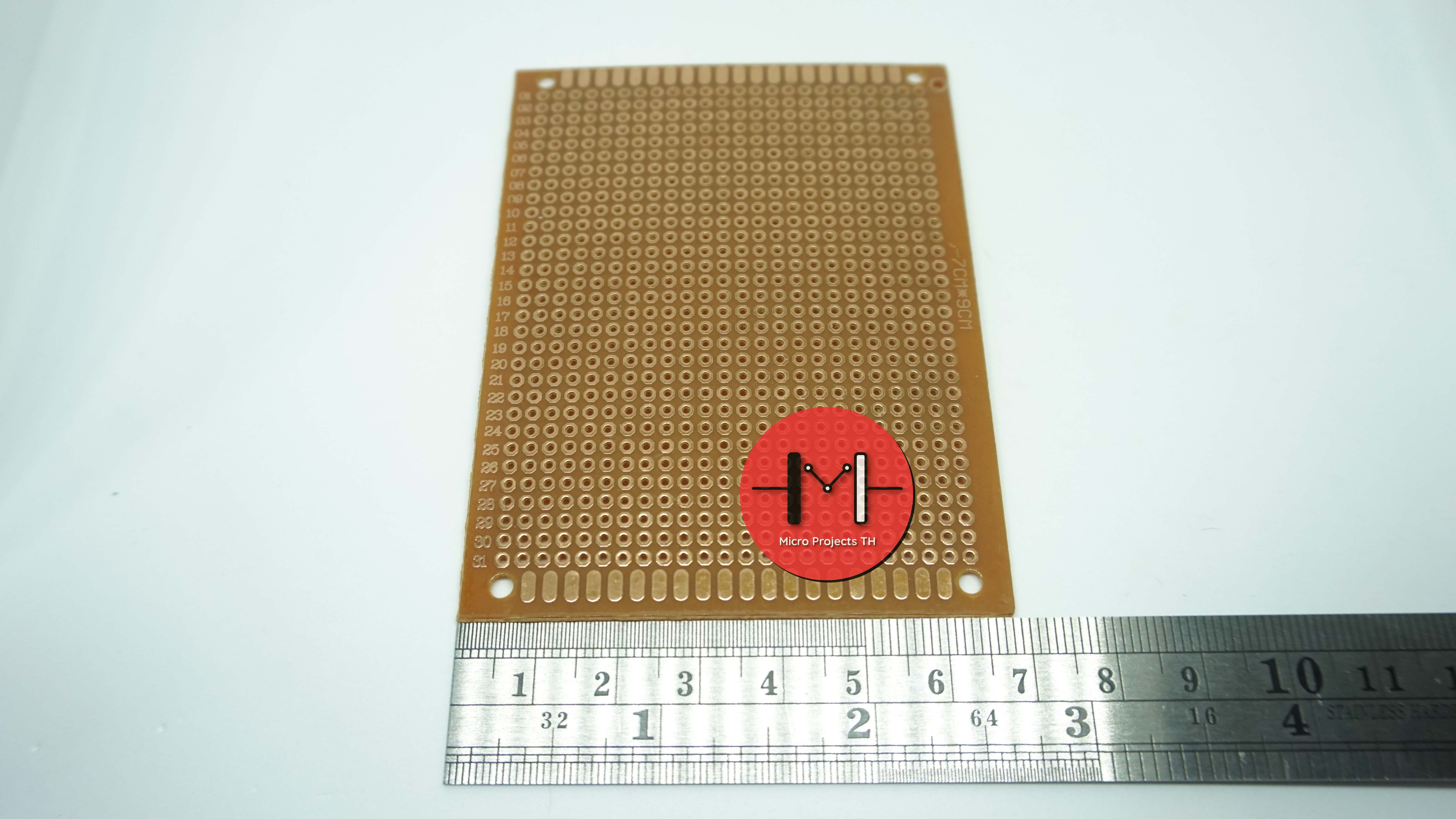 แผ่นปริ๊นอเนกประสงค์ PCB 1หน้า ไข่ปลา Prototype PCB Board 7x9 cm