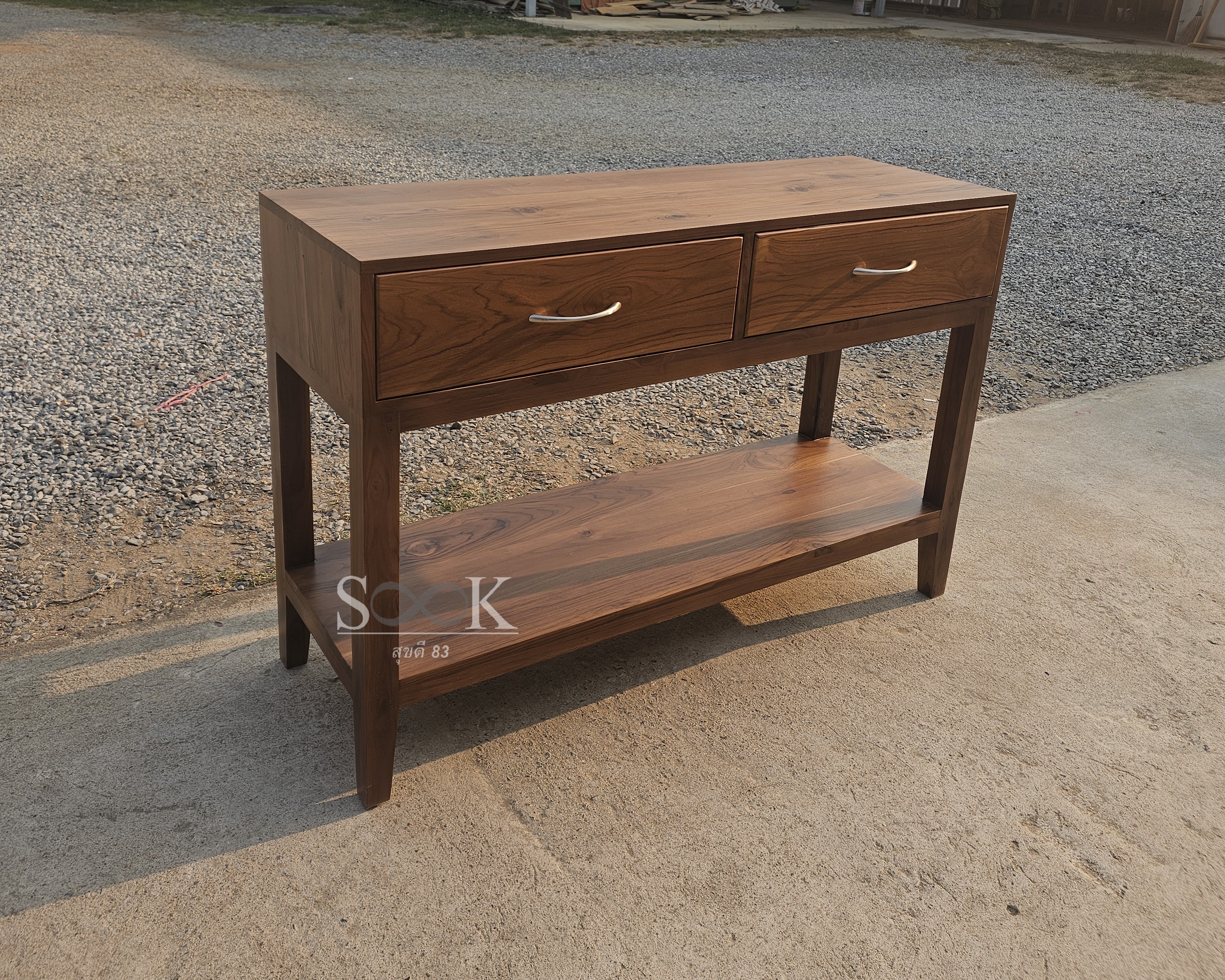 โต๊ะคอนโซลขาตรง 1.20 ม.