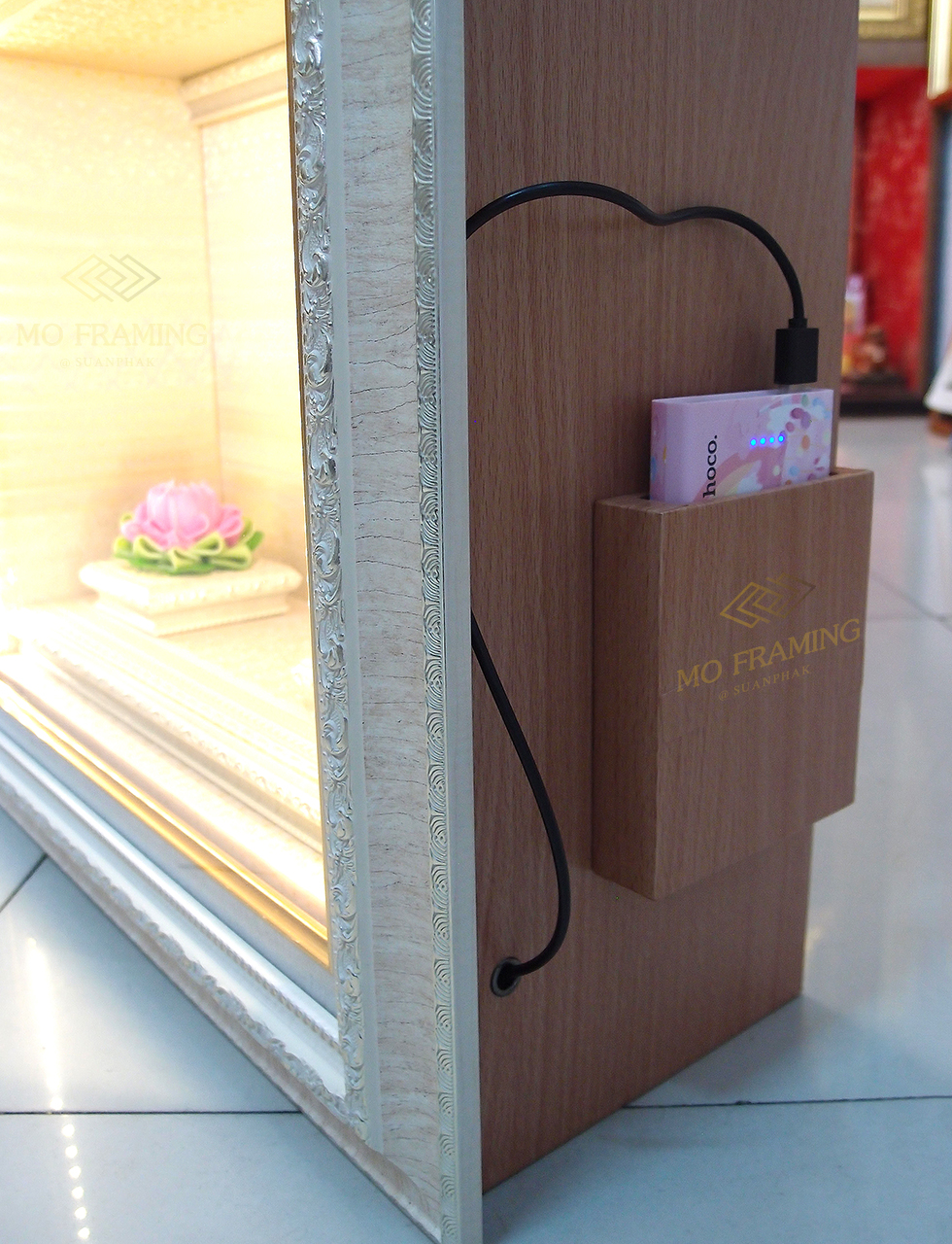 หิ้งพระเเบบมีไฟ