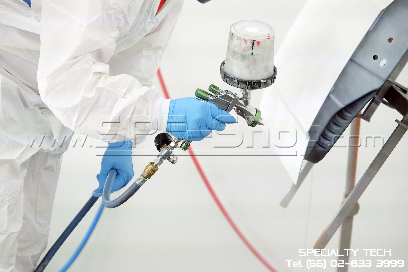 ถุงมือไนไตรสีฟ้า Cleanroom class 1,000-10,000 (Blue Nitrile Glove)