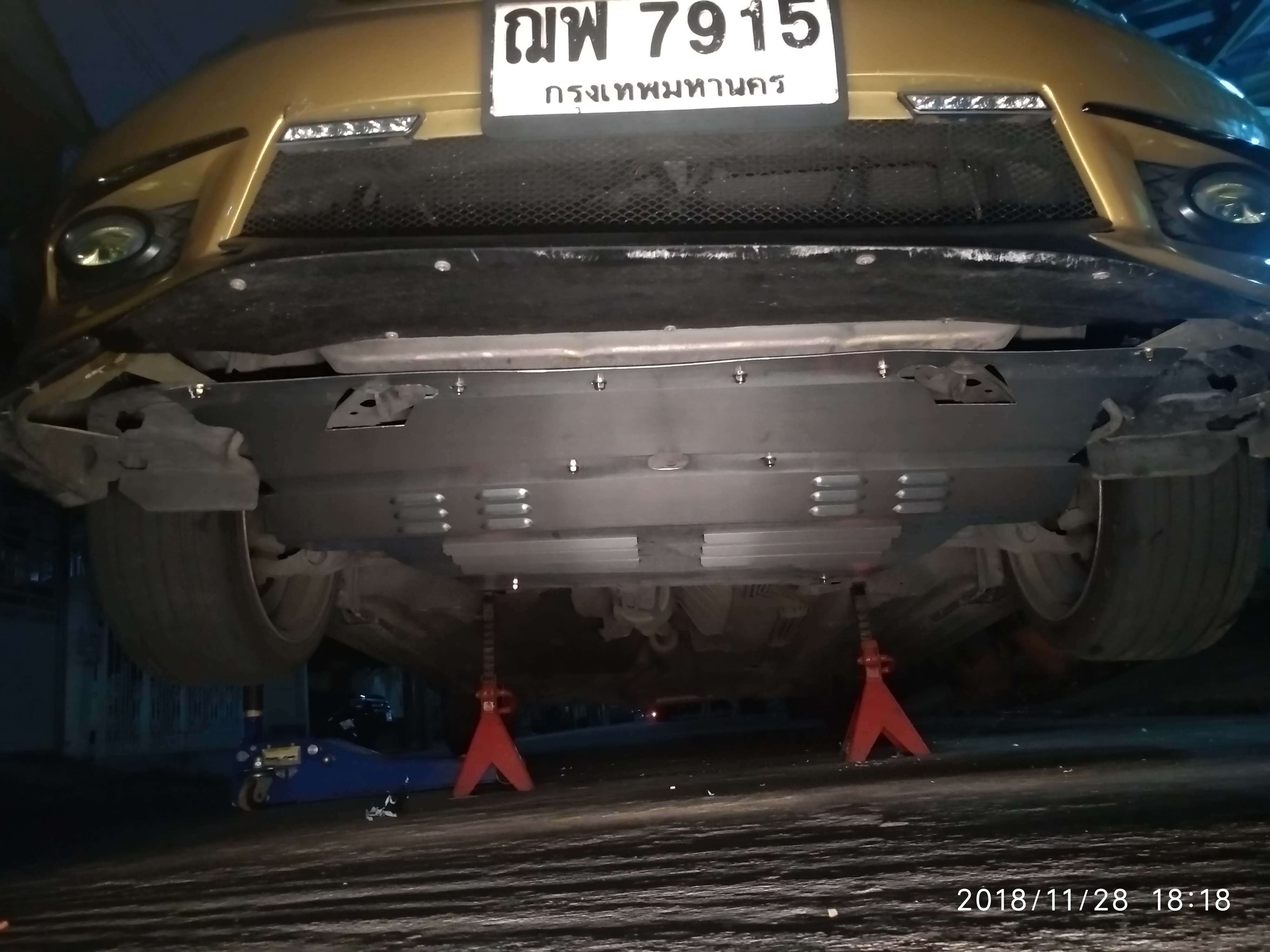 แผ่นปิดใต้ห้องเครื่องอลูมิเนียม Honda Accord G7 Raceplate_Undertray