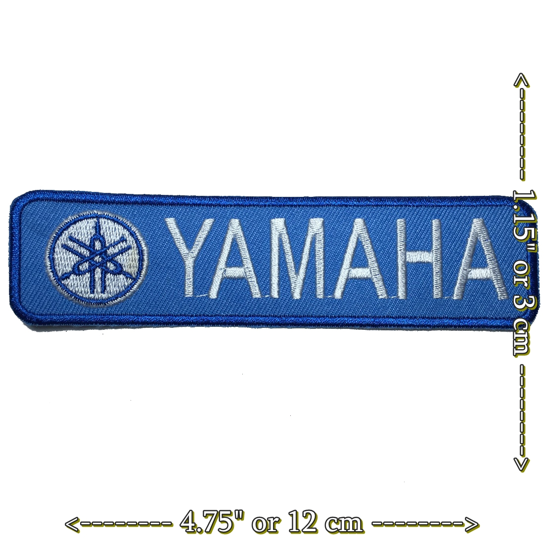 Yamaha ตัวรีดติดเสื้อ อาร์มรีด อาร์มปัก ตกแต่งเสื้อผ้า หมวก กระเป๋า แจ๊คเก็ตยีนส์ Racing Embroidered Iron on Patch