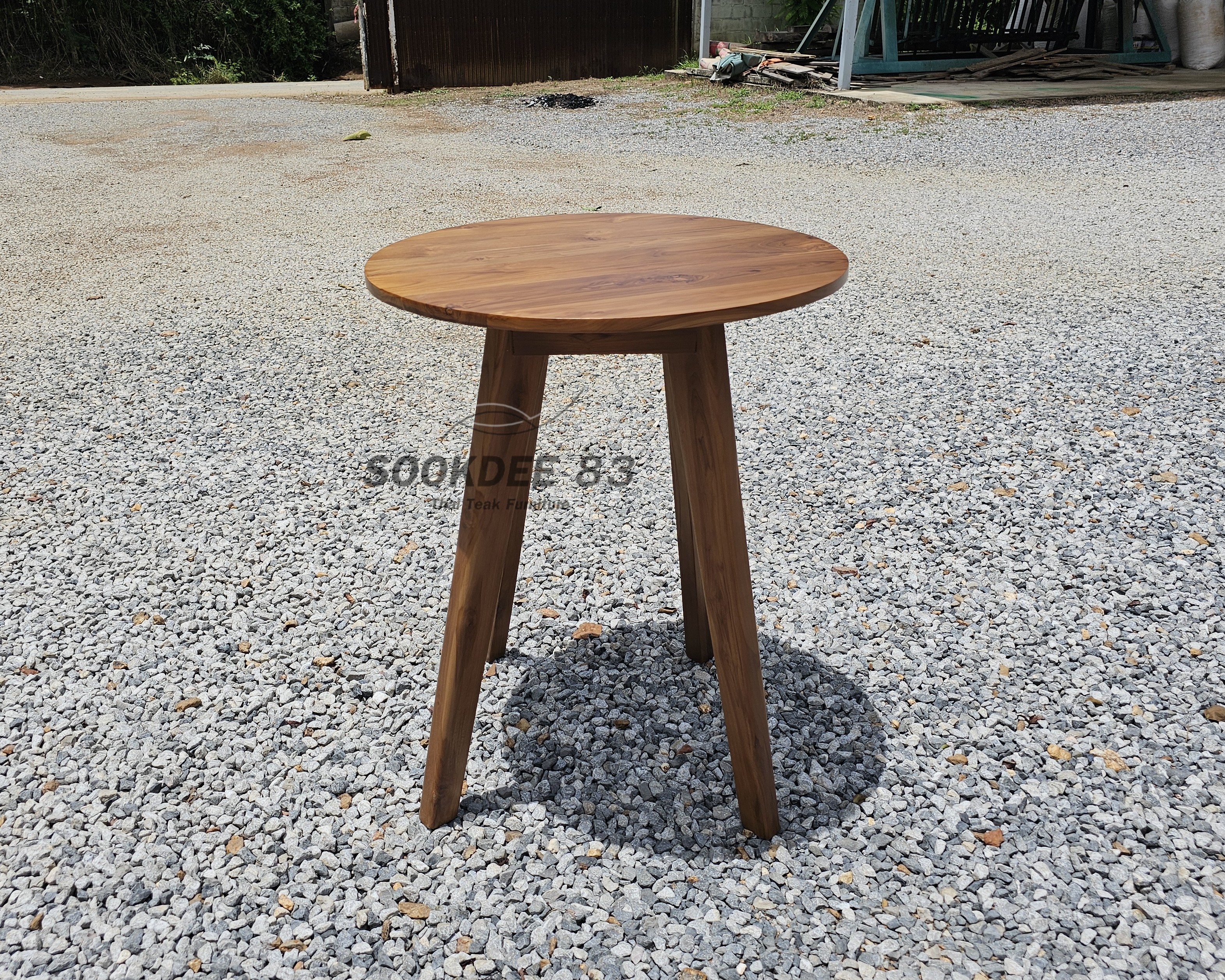 โต๊ะกาแฟกลมขาทแยง