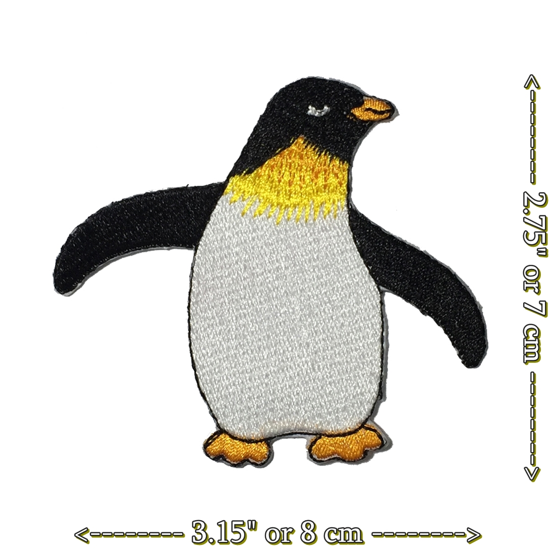 นกเพนกวิน ตัวรีดติดเสื้อ อาร์มรีด อาร์มปัก ตกแต่งเสื้อผ้า หมวก กระเป๋า แจ๊คเก็ตยีนส์ Cute Creature Embroidered Iron on Patch