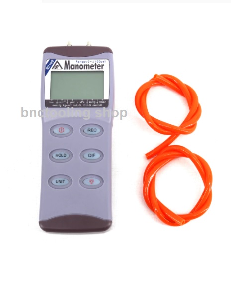 เครื่องวัดความดัน มาโนมิเตอร์ (Manometer),Pressure Gauge AZ82100 Air Pressure Meter Digital Manometer Vacuum Manometer with high Accuracy.