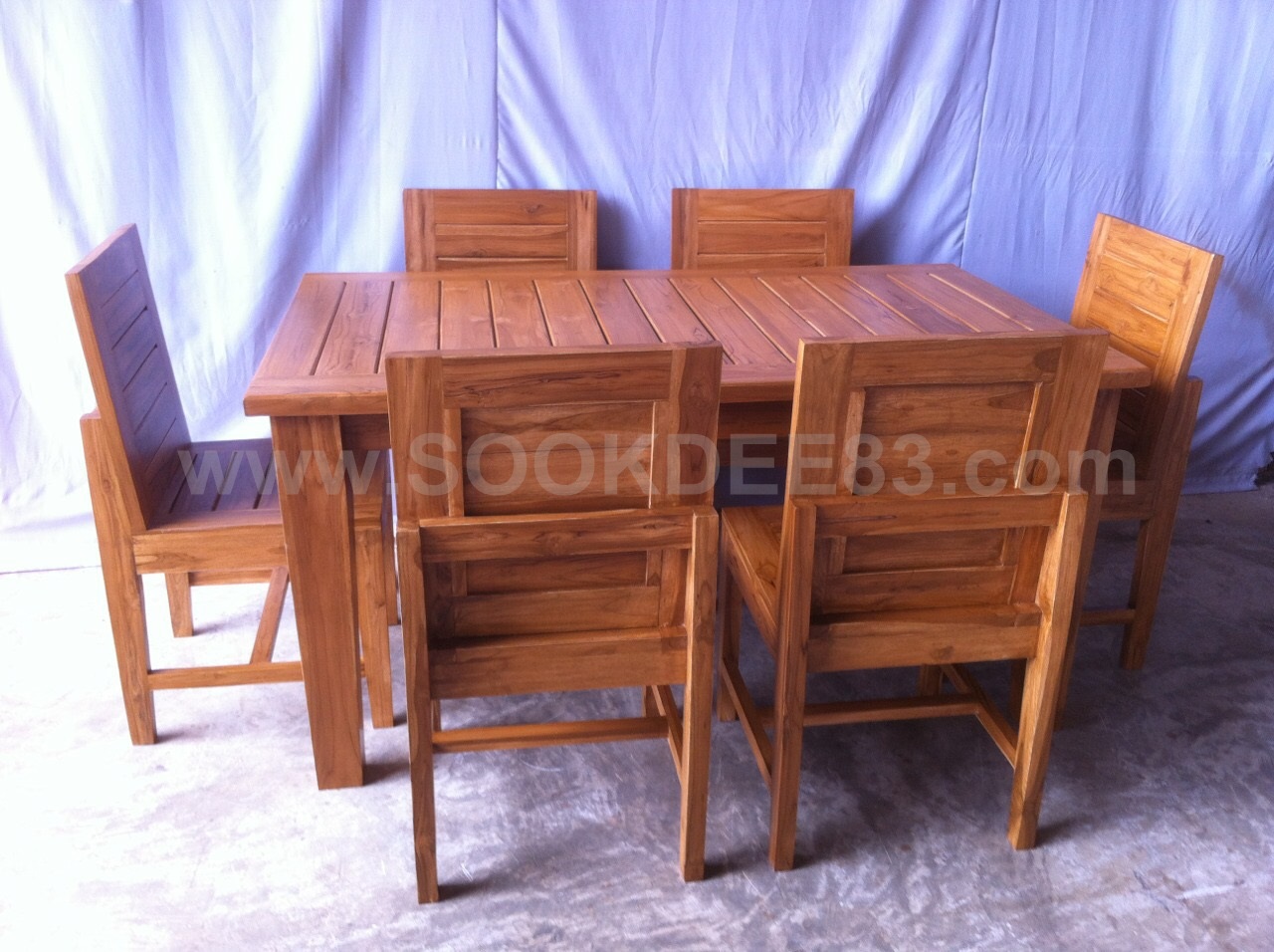 ชุดโต๊ะกินข้าวสุดคุ้ม เก้าอี้ 6 ตัว