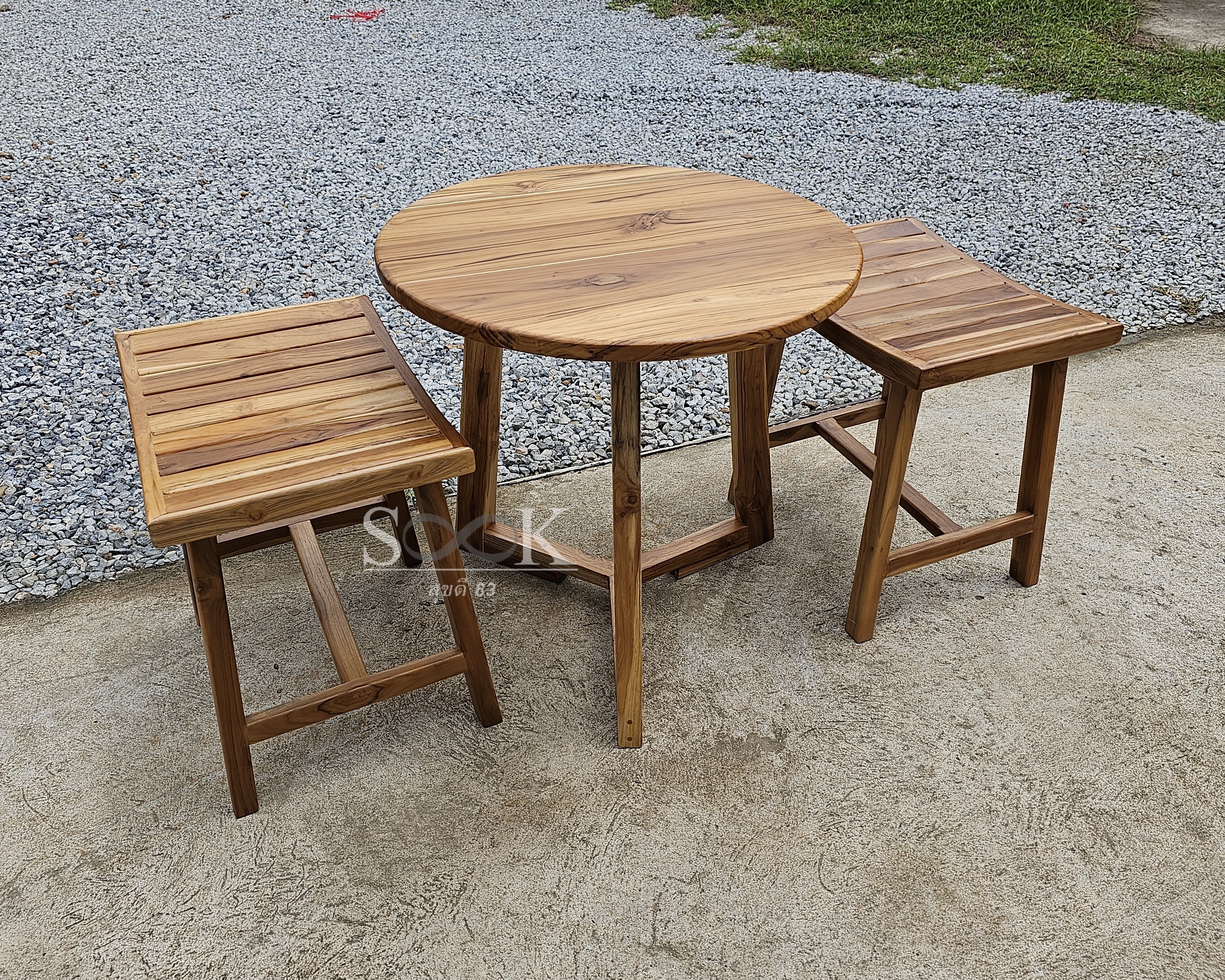 ชุดโต๊ะกาแฟมินิมอลขาเบนซ์