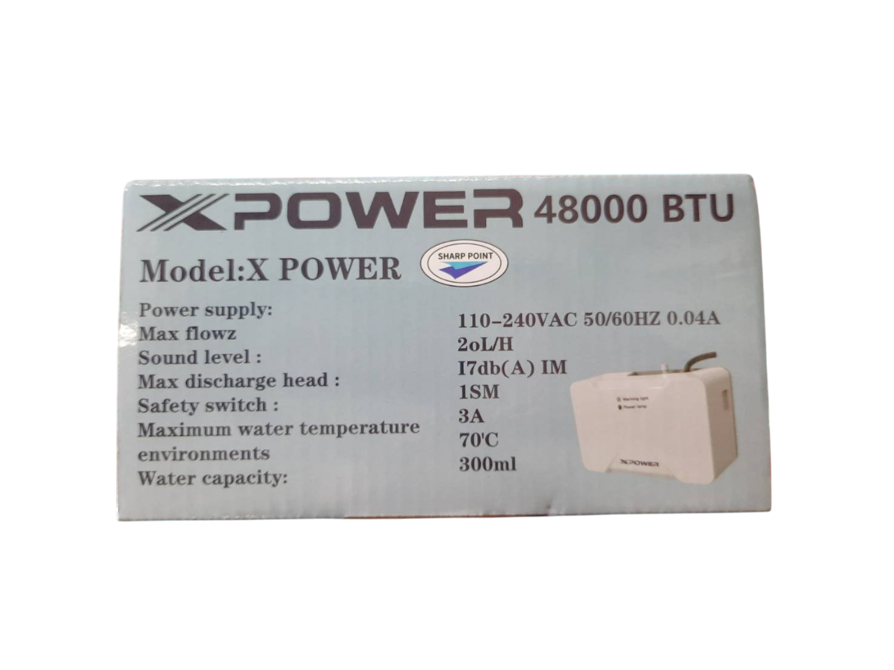 ปั๊มเดรนน้ำทิ้งแอร์ กาลักน้ำ Xpower ขนาด 9000 - 48000 บีทียู
