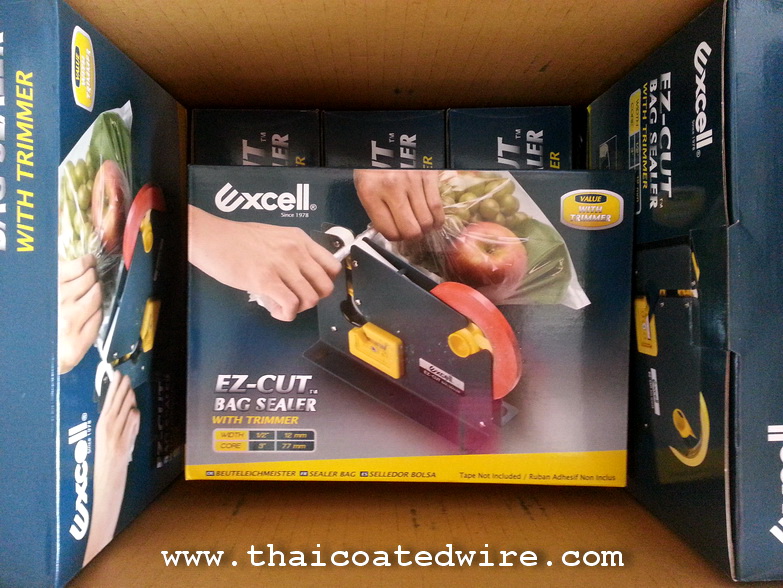 เครื่องรัดปากถุงด้วยเทปกาว แท่นเทปรัดถุงเบเกอรี เครื่องรัดถุงผักด้วยเทป