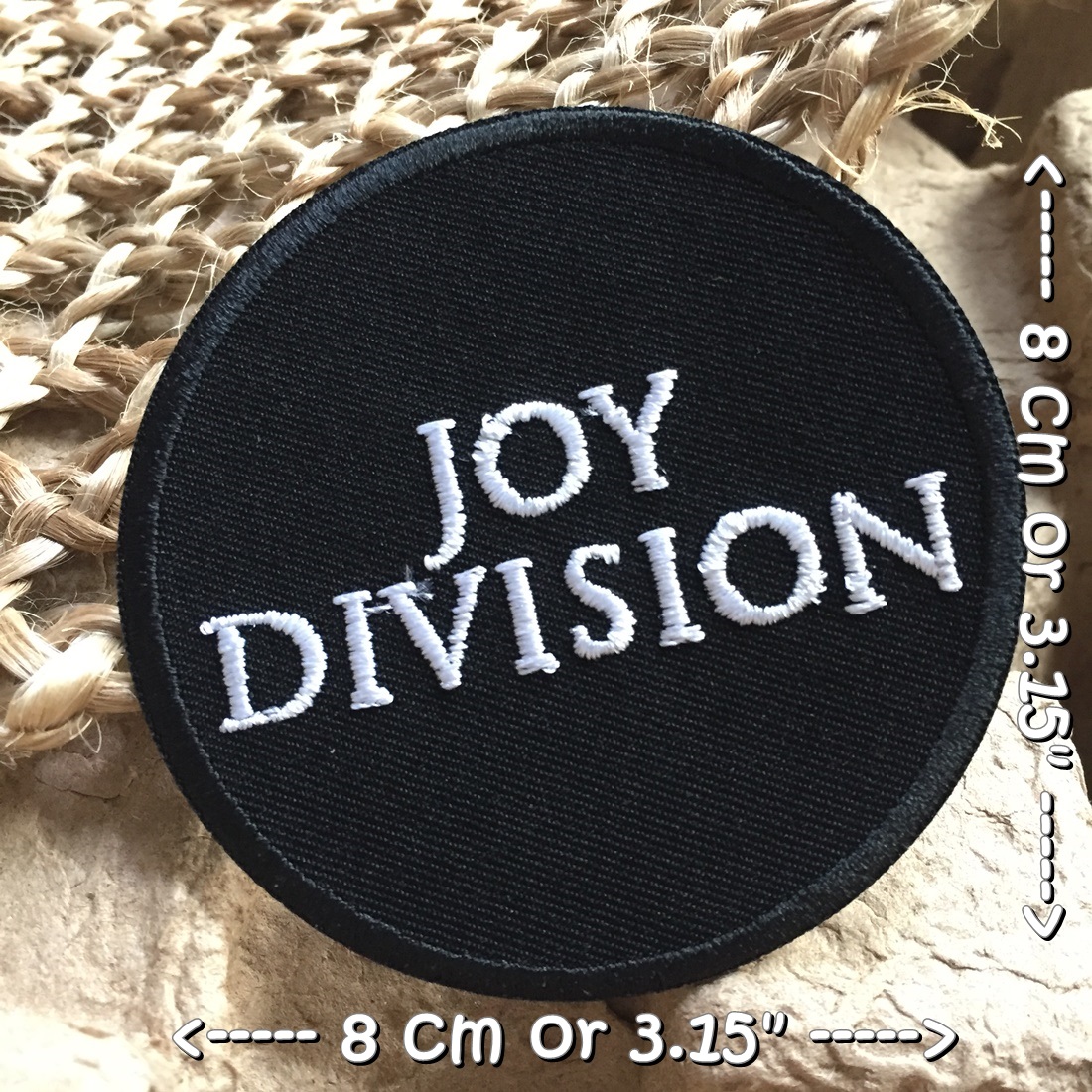 Joy Division วงดนตรี ร็อค เฮฟวี่เมทัล พังค์ ตัวรีดแบบปัก อาร์มปัก ตัวรีดติดเสื้อ ตัวรีด ติดกระเป๋า ติดหมวก ติดแจ๊คเก็ต Rock Iron on Embroidered Patch