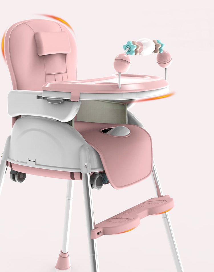 เก้าอี้เนั่งกินข้าวเด็ก3in1 C10150 Hligh and Small chair