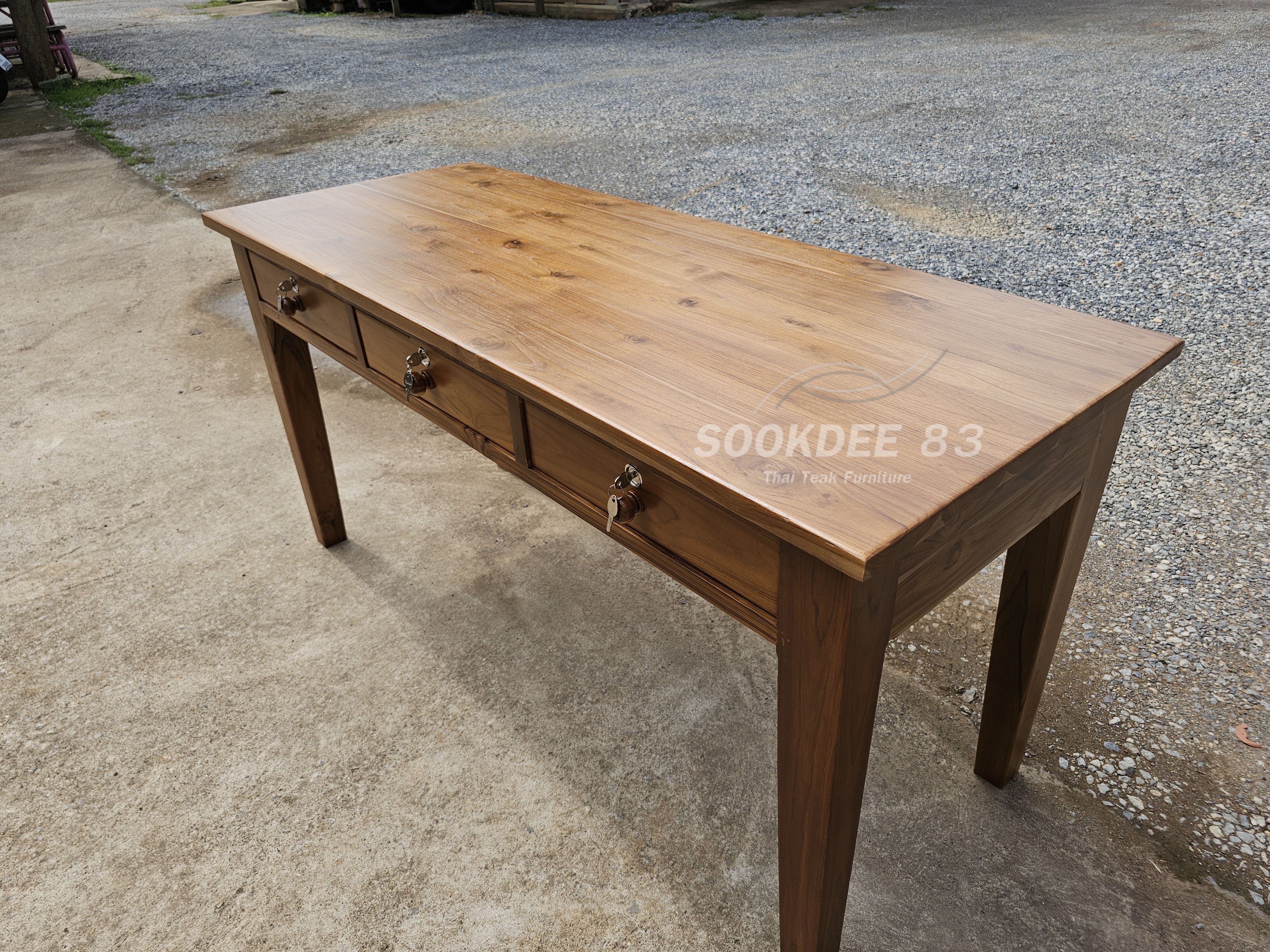 โต๊ะทำงานขาสอบ 1.5 ม.