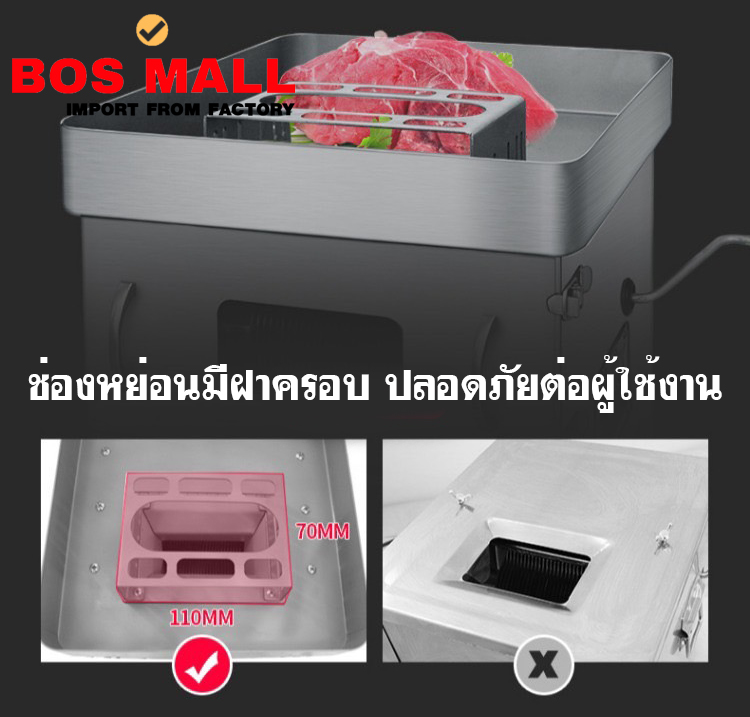เครื่องหั่นเนื้อ หั่นหมู เครื่องหั่นเนื้อไก่ ย่อยเนื้อ บดเนื้อ 