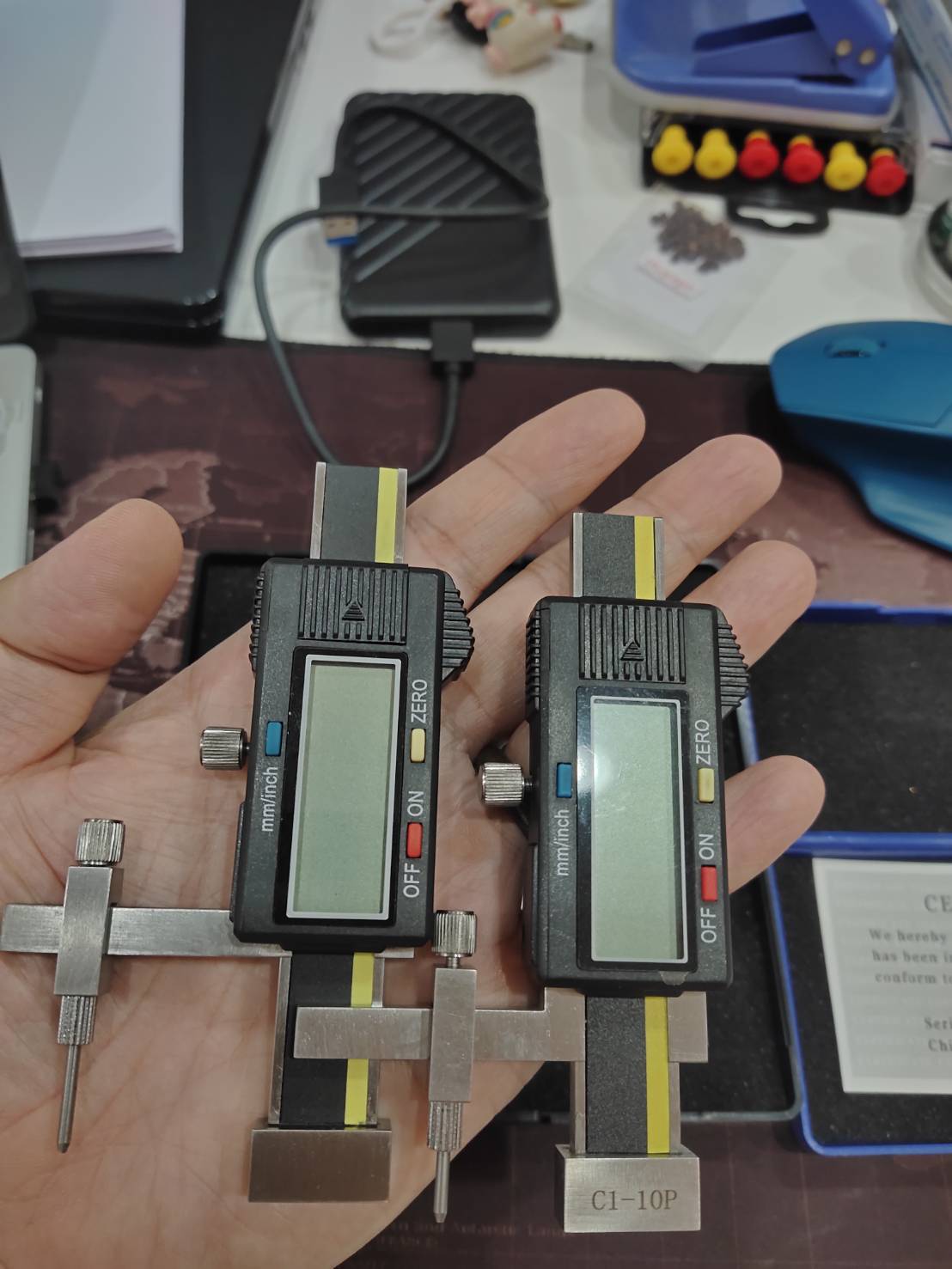 APOLIZ ,GAP AND STEP GAUGE ,C1-10P ชนิดฐานเรียบ ขนาด 10 mm (0.01mm)