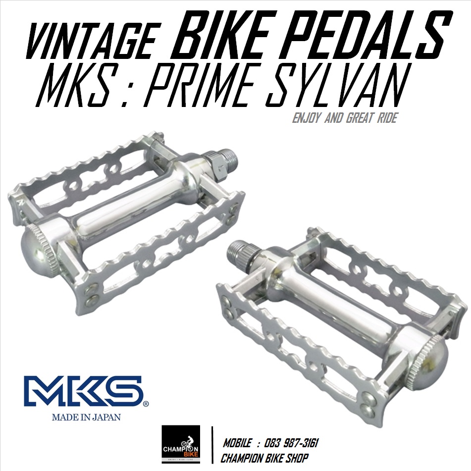 บันไดจักรยานวินเทจ MKS : PRIME SYLVAN TOURING, VINTAGE & CLASSIC BIKE PEDAL