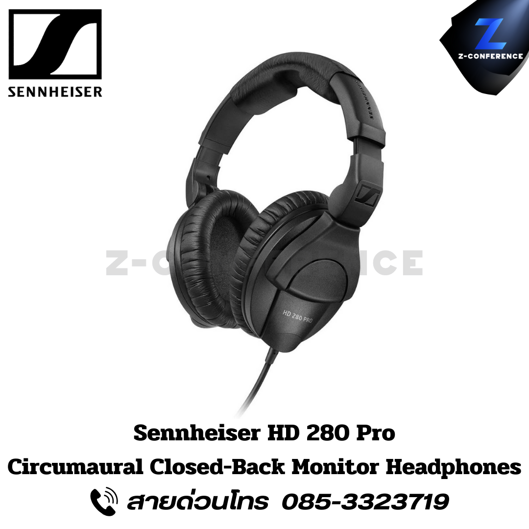 SENNHEISER HD208 Pro, Circumaural Closed-Back Monitor Headphones, หูฟัง, หูฟังครอบหู, หูฟังสาย, หูฟังมีสาย