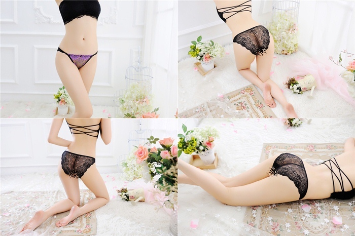 NA037 กางเกงในเซ็กซี่ กางเกงในซีทรูปักลายลูกไม้ ด้านหน้าเป็นผ้าซีทรูปักลายลูกไม้สวยๆด้านหลังเป็นผ้าลูกไม้เนื้อนิ่มๆตามรูปเลยค่ะ