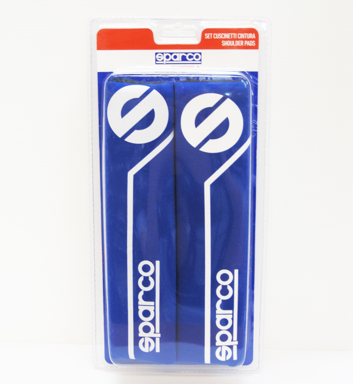 หุ้มเบลท์ Sparco แท้ ลายเส้น (น้ำเงิน)
