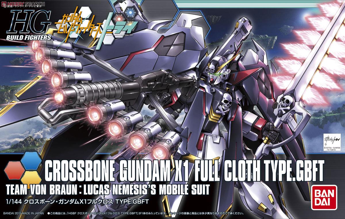 Bandai HGBF 1/144 CROSSBONE GUNDAM X1 FULL CLOTH VER. GBF 4573102577207 C3