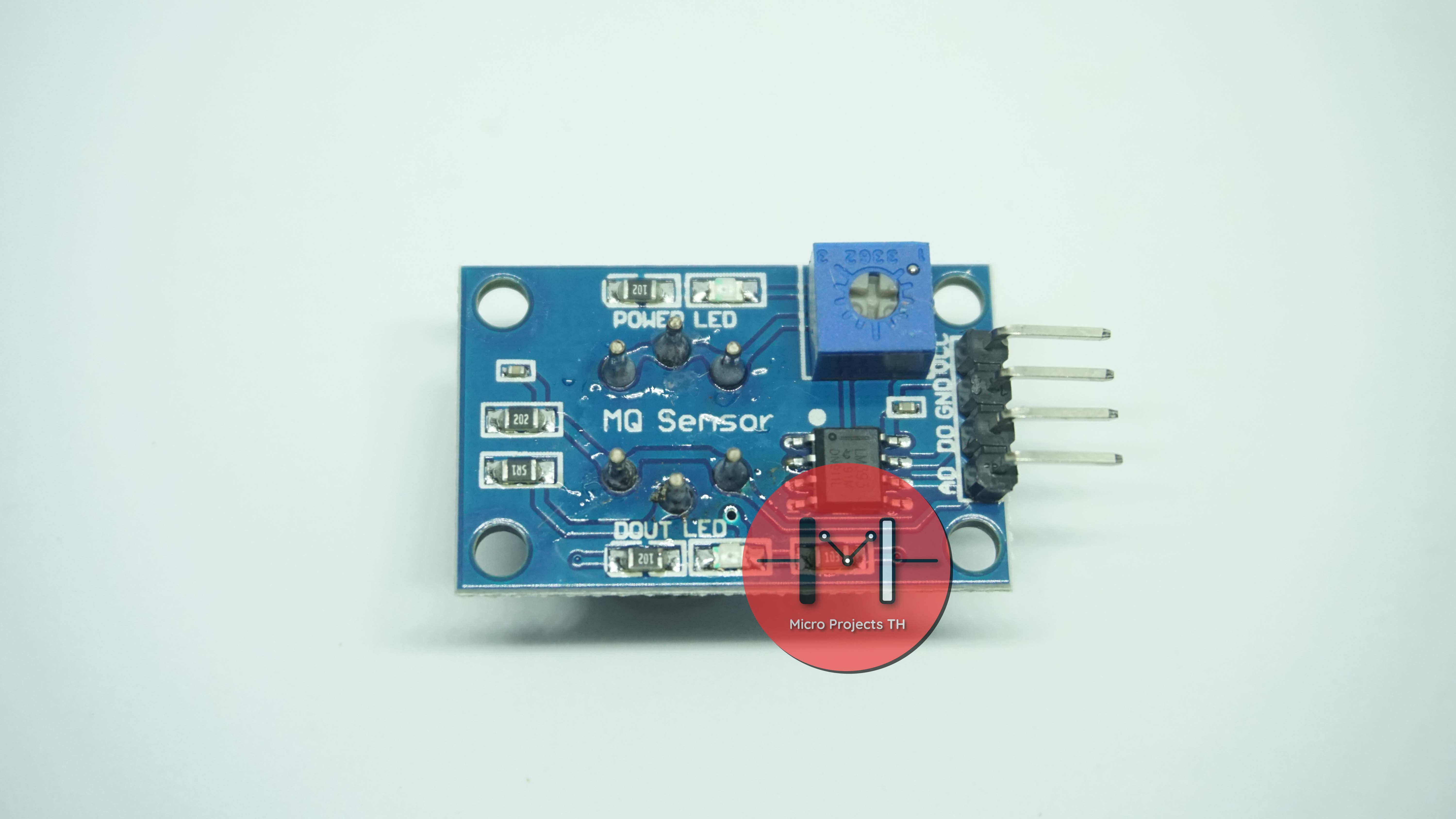 MQ-7 CO Carbon Monoxide Gas Sensor เซ็นเซอร์ตรวจจับก๊าซคาร์บอนมอนอกไซด์