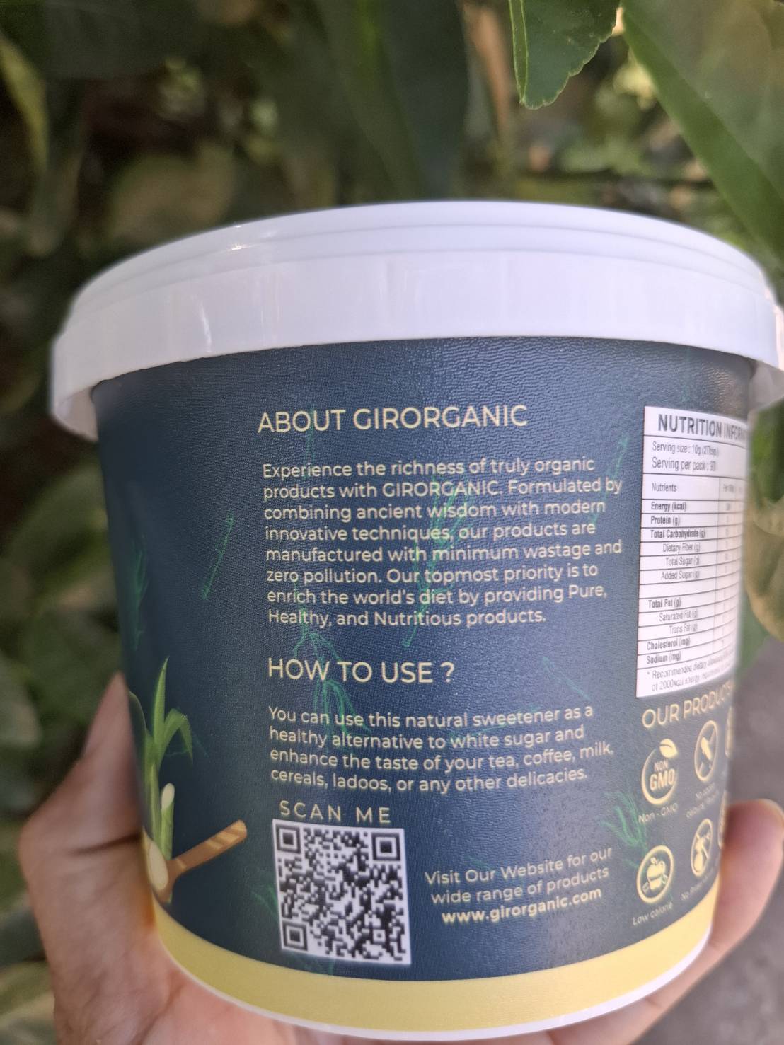 น้ำอ้อยออแกนิค 400 กรัม