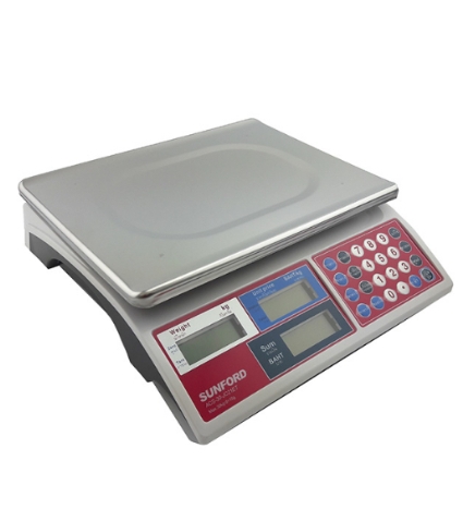 เครื่องชั่งดิจิตอลจอไทย-อังกฤษ ACS-30-JC 21 ET พิกัด 30 กิโลกรัม ละเอียด 10 กรัม มีใบรับรองเพื่อการพาณิชย์